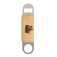 DTO, Timeless Etchings, Black, Bottle Opener, Wood, Home & Auto, Mini, Dual sided, 706640
